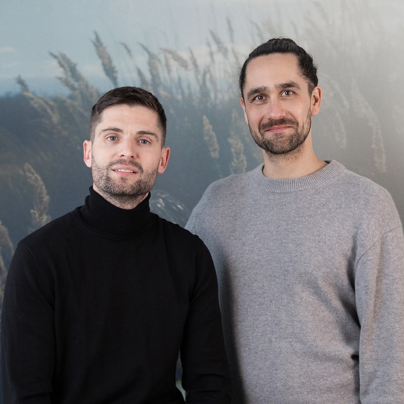 Portrait Max Huesch und Pablo Metz