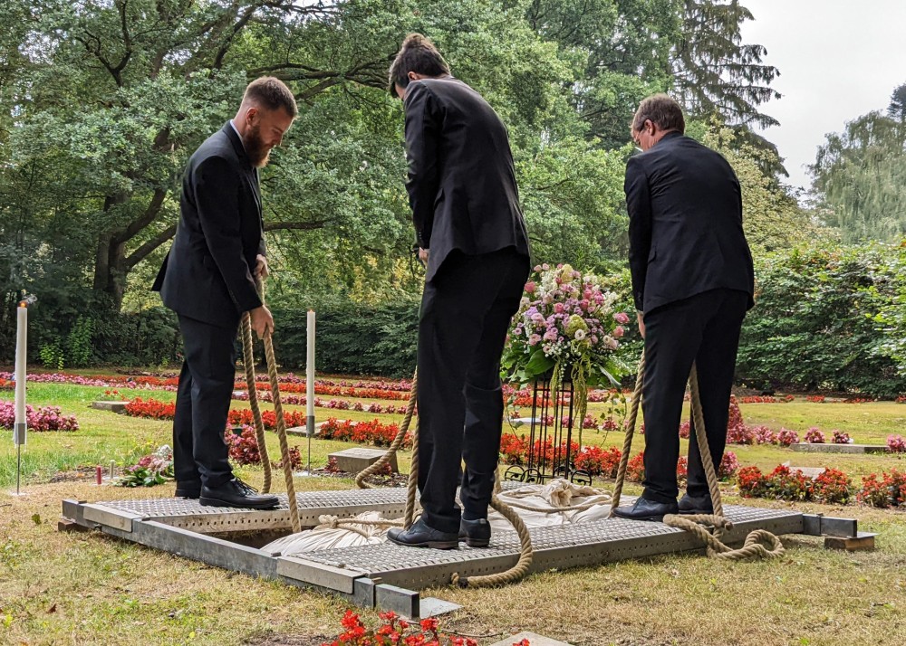 Verabschiedung am Grab